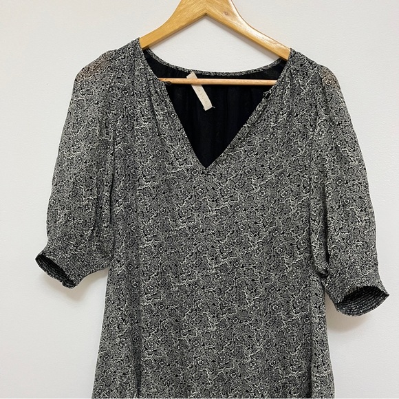 VANESSA BRUNO Alphée dress Mini Black & White Floral Size 34 US 0 - Picture 5 of 9